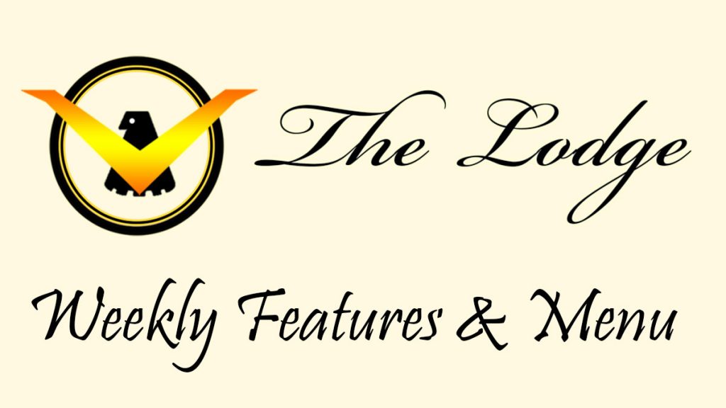 Menu The Lodge at Indian Lake