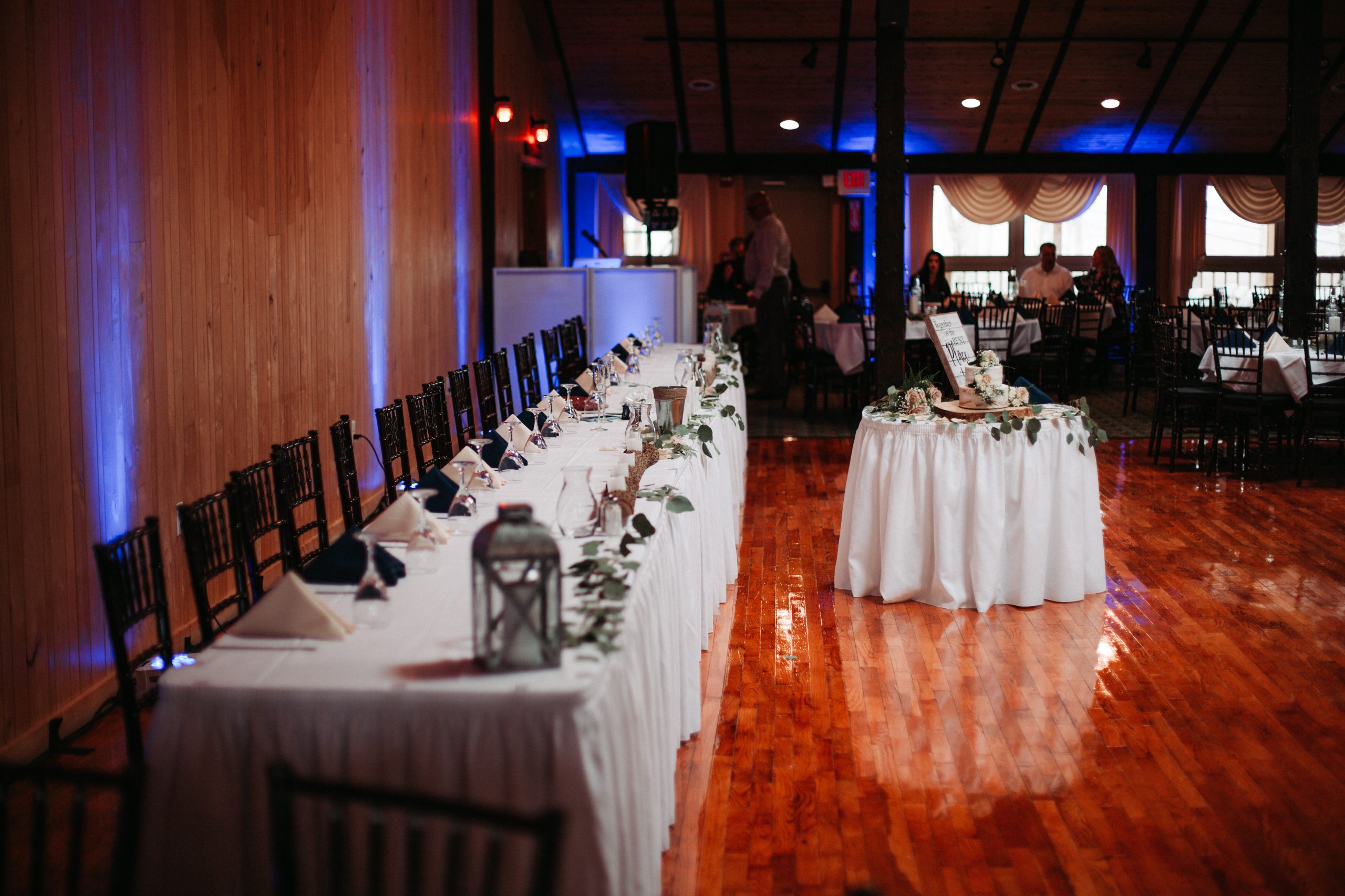 Wedding celebration at The Lodge at Indian Lake