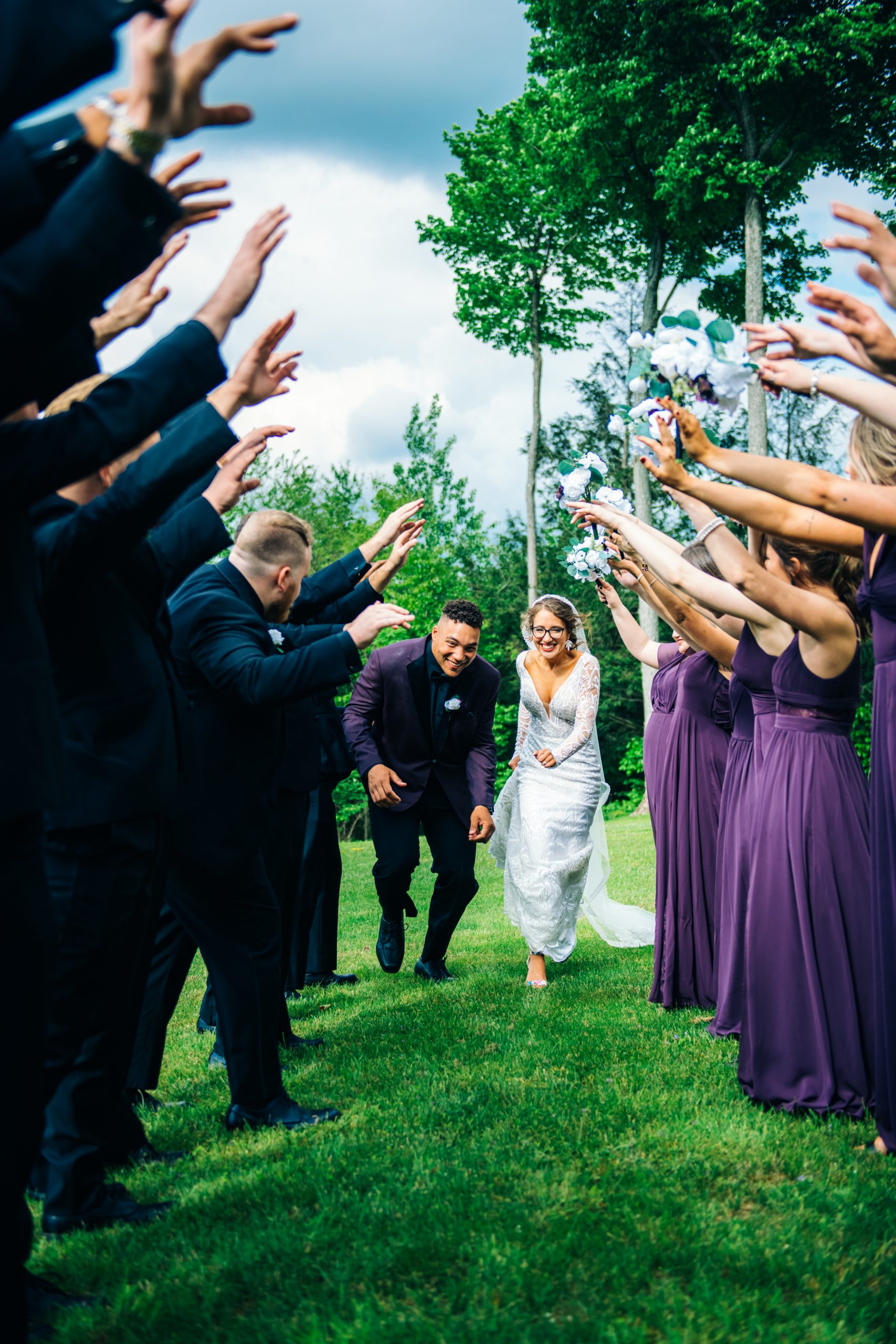 Wedding portrait at The Lodge at Indian Lake in the Laurel Highlands