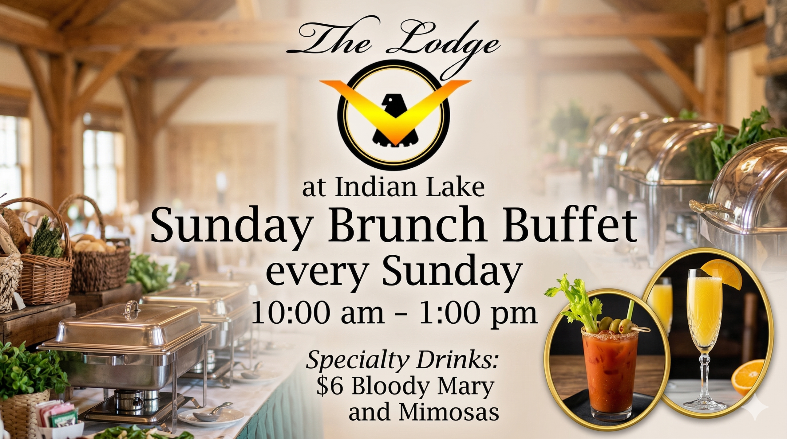Sunday Brunch at the Lodge