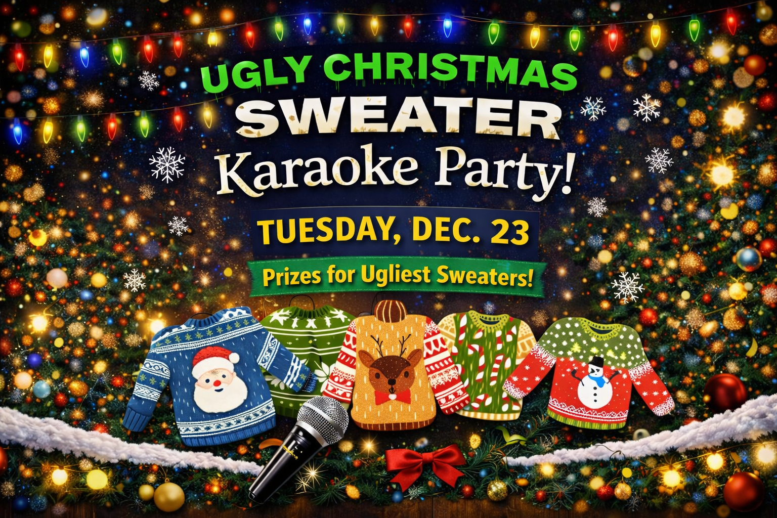 Ugly Sweater Christmas Karaoke
